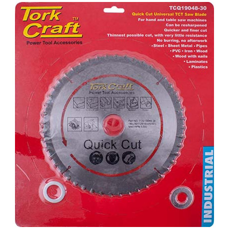 UNIVERSAL QUICK CUT TCT BLADE 190X48T 30-20-16