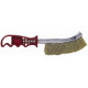 WIRE HAND BRUSH RUST RESISTANT BRASS COATED STEEL WIRE