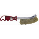 WIRE HAND BRUSH RUST RESISTANT BRASS COATED STEEL WIRE