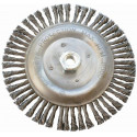 WIRE WHEEL BRUSH SINGLE SECTION TWISTED PLAIN 175MMXM14 BLISTER