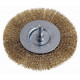 WIRE WHEEL BRUSH 63MM X 6MM SHAFT BLISTER