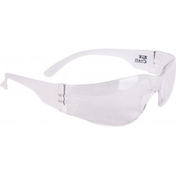 SAFETY EYEWEAR GLASSES CLEAR ERGONOMIC DESIGN IN POLY BAG