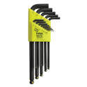 BALL END L-WRENCH 13PC SET 0.50-3/8```` PROHLD