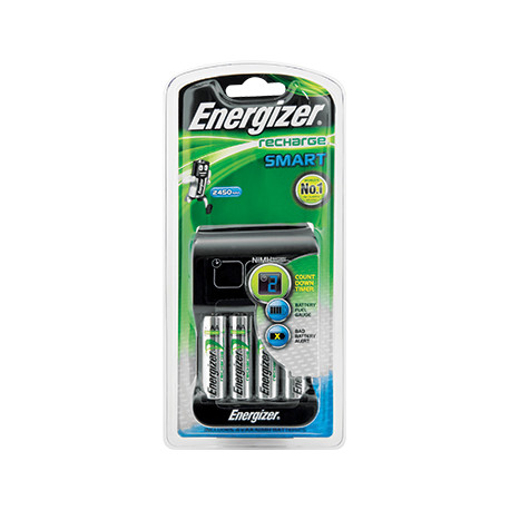 ENERGIZER SMART CHARGER WITH 4X1500MAH AA BATTERIES