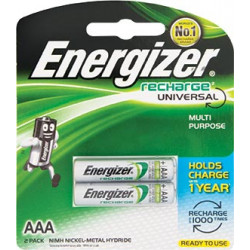 ENERGIZER RECHARGE 700MAH   AAA - 2 PACK (MOQ6)