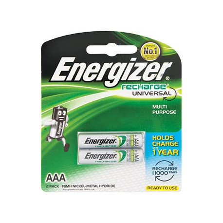 ENERGIZER RECHARGE 700MAH   AAA - 2 PACK (MOQ6)