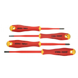 FELO 413 S/DRIVER SET 4PC ERGONIC SLIMLINE INSULATED VDE SL/PH