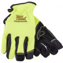 GLOVE YELLOW WITH PU PALM SIZE MEDIUM  MULTI PURPOSE