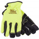 GLOVE YELLOW WITH PU PALM SIZE XX-LARGE MULTI PURPOSE