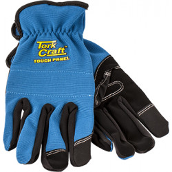 GLOVE BLUE WITH PU PALM SIZE X-LARGE MULTI PURPOSE