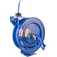 AIR HOSE REEL 8 X12MM PU HOSE 15M WITH 1/4````BSP FITTING METAL CASE