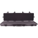 PLASTIC CASE 1387.5X393.7X152.4MM OD WITH FOAM BLACK RIFLE CASE