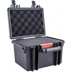 HARD CASE 260X230X185MM OD WITH FOAM BLACK WATER and DUST PROOF (221614)