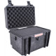 HARD CASE 420X300X290MM OD WITH FOAM BLACK WATER and DUST PROOF (382323)