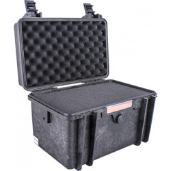 HARD CASE 420X300X290MM OD WITH FOAM BLACK WATER and DUST PROOF (382323)