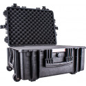 HARD CASE 630X485X310MM OD WITH FOAM BLACK WATER and DUST PROOF 544025