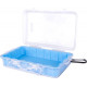 MICRO CASE BLUE 247 X 143 X 66MM SIL./LINER WITH CARABIN.CLIP