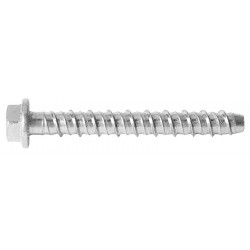 CONCRETE SCREWBOLT 6X50MM HEX HEAD WITH FLANGE GALVANIZED BOX OF  100