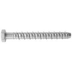 CONCRETE SCREWBOLT 6X75MM COUNTERSUNK HEAD GALVANIZED BOX OF  100