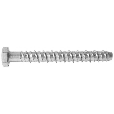 CONCRETE SCREWBOLT 6X75MM COUNTERSUNK HEAD GALVANIZED BOX OF  100