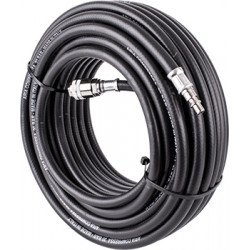 RUBBER AIR HOSE 8MMX20M W.QUICK COUPLER BX15813R20