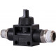 PU HOSE FITTING VALVE 1/8````M X 1/4````M