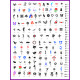 BOOK 04 TATTOO STENCILS 160 DESIGNS 16 DESIGNS ON EACH A4 SHEET