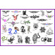 BOOK 05 TATTOO STENCILS 30 DESIGNS 1 DESIGN ON EACH A4 SHEET