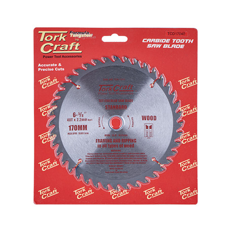 BLADE TCT 170 X 40T 20-16MM GENERAL PURPOSE COMBINATION