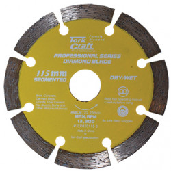 DIAMOND BLADE 10MM SEG FOR CUTTING BUILDING MATERIALS 115MM 22X23MM