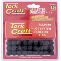 LETTER PUNCH SET 10MM (A-Z) BLACK FINISH