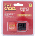 NUMBER PUNCH SET 6MM (0-9MM) BLACK FINISH