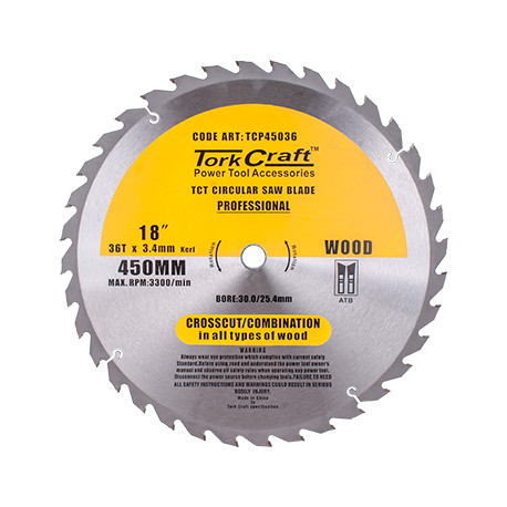 BLADE CONTRACTOR 450 X 36T 30/1 CIRCULAR SAW TCT