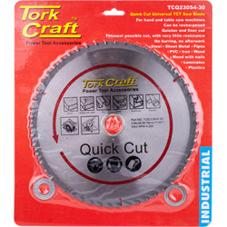 UNIVERSAL QUICK CUT TCT BLADE 230X54T 30-20