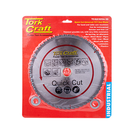 UNIVERSAL QUICK CUT TCT BLADE 230X54T 30-20