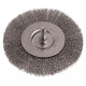 WIRE WHEEL BRUSH 100MM 6MM SHAFT STAINLESS STEEL