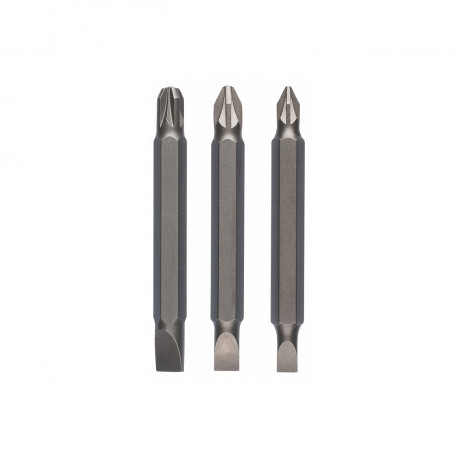 3PC S/DRIVER BIT SET PZandLS D/END